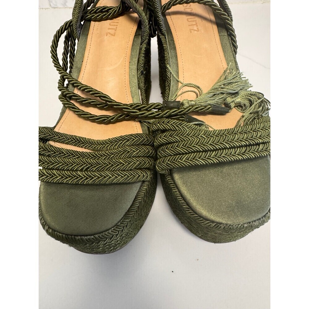 Schutz Lace Up Sandals - Picture 3 of 8